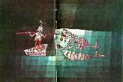 Paul Klee stridsscen i den fantastiska komiska operan Spain oil painting artist